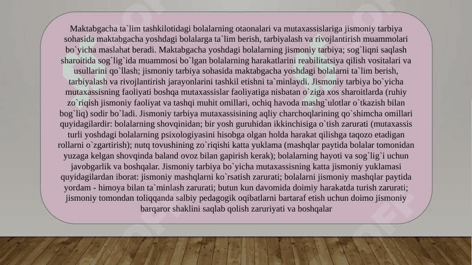 Jismoniy tarbiya yo‘riqchisi kasbining sifati va funksiyalari 7