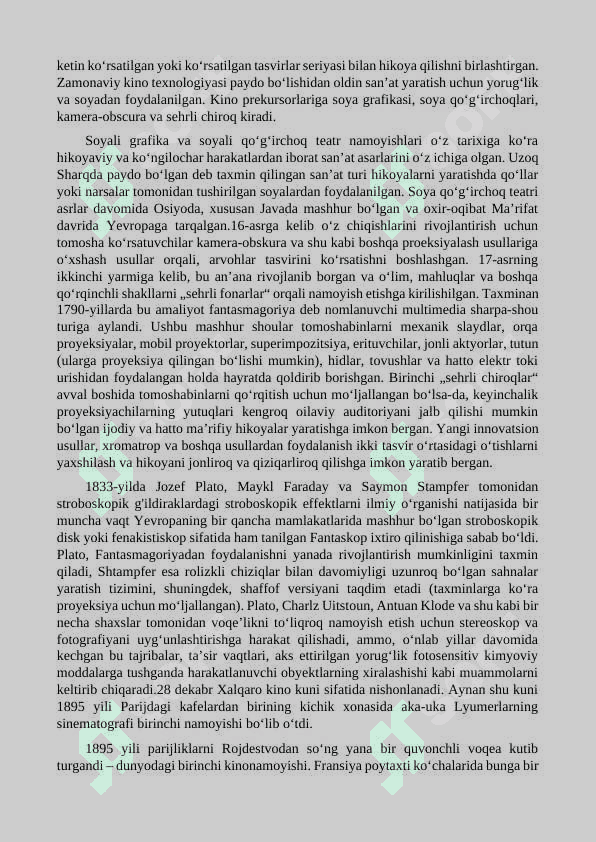 KINO AXBOROT MADANIYATNING MUHIM MANBAYI EKANLIGI 4