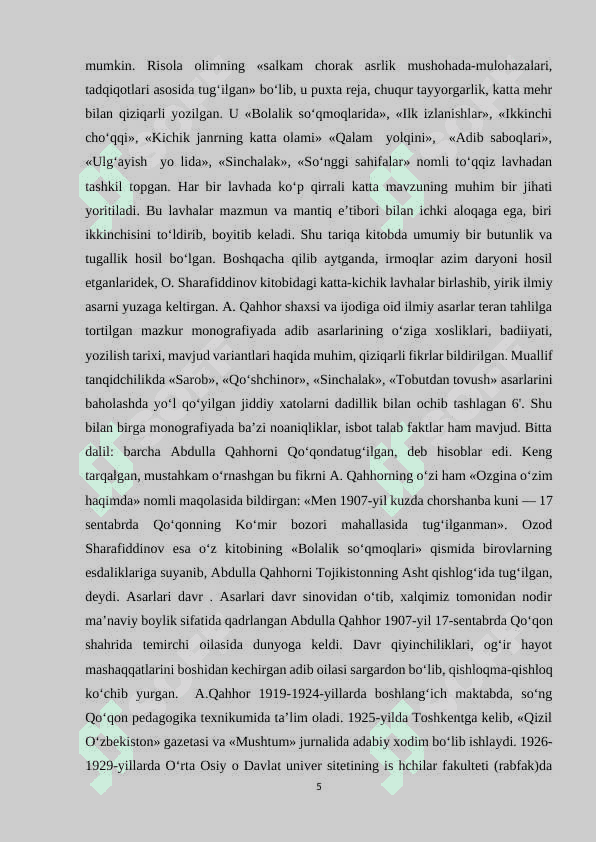 Abdulla Qahhor hikoyalarida bola obrazi 5