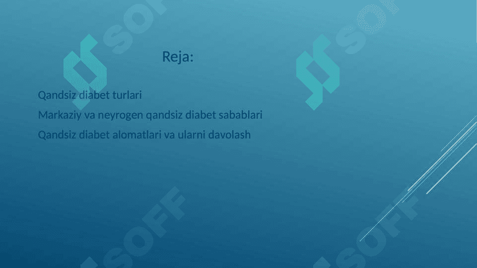 qandsiz diabetni davolovchi dori vositalari 2