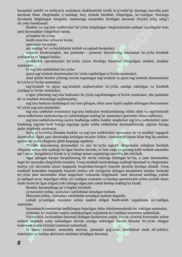 Soliq va soliqqa tortish 8