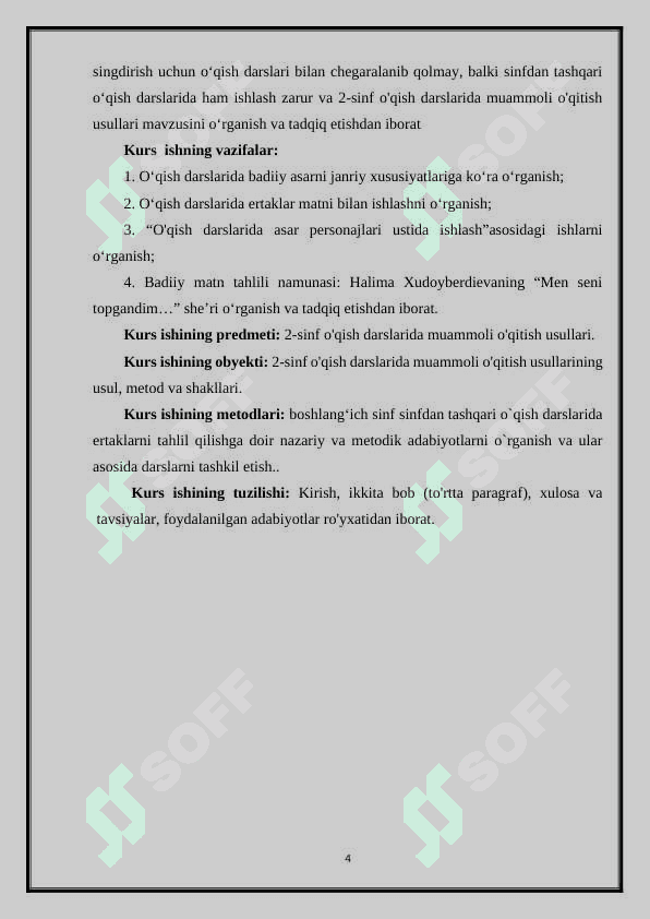BOSHLANG`ICH SINF DARSLARIDA MUAMMOLI TA’LIM METODI BILAN ISHLASH USULLARI 4