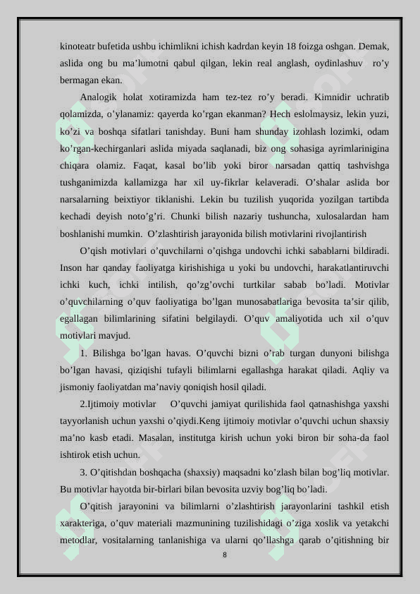 BOSHLANG`ICH SINF DARSLARIDA MUAMMOLI TA’LIM METODI BILAN ISHLASH USULLARI 8