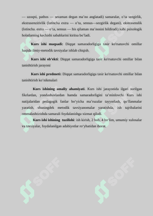 DIQQAT SAMARADORLIGIGA TASIR KO'RSATUVCHI OMILLAR 4