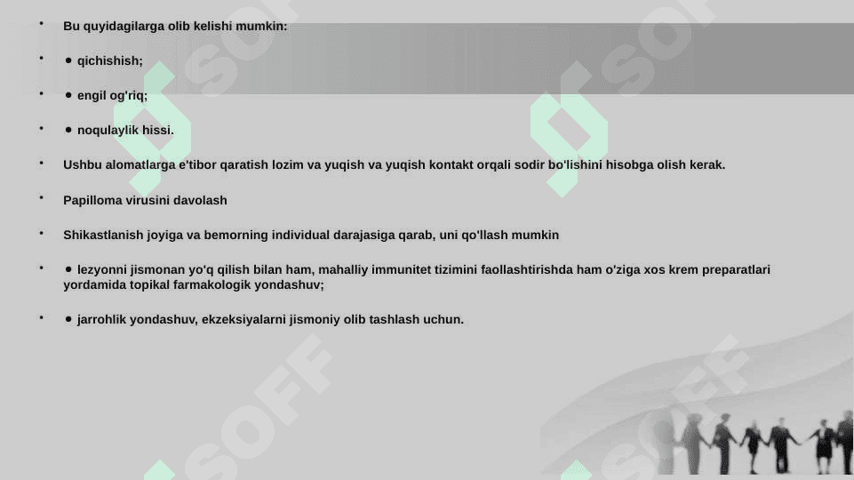 Onkogen viruslarning klassifikatsiyasi.DNK SAQLOVCHI ONKOGEN VIRUSLAR. PAPILLOMA VIRUSI ,POLIOMA VIRUSI.PATOGENEZI,KLINIK KECHISHI,LABOROTORIYA TASHXISI 8