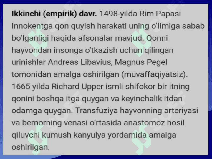 Qon guruhlari.Rezus faktor.Qon quyish asoslari. 8