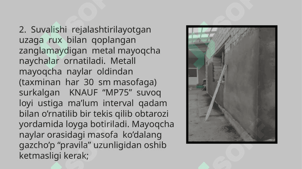 Suvoq ishlari texnologiyasi 4