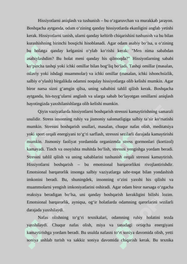 QIYIN VAZIYATLARDA HISSIYOTLARNI BOSHQARISH 4