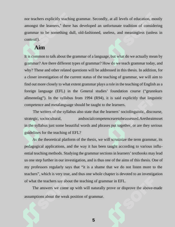 TYPES OF GRAMMAR EXERCISES USED FOR A2 LEVEL LEARNERS 5