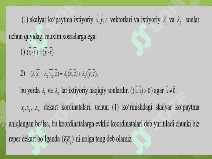 Kо‘pxilliklarda Riman metrikasi. 4