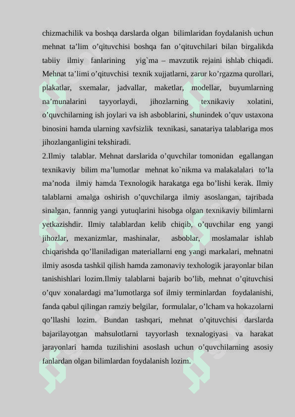 O‘quv ustaxonasini tashkil etish va jihozlash 7