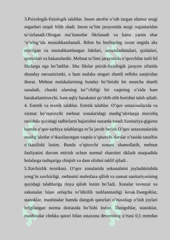 O‘quv ustaxonasini tashkil etish va jihozlash 8