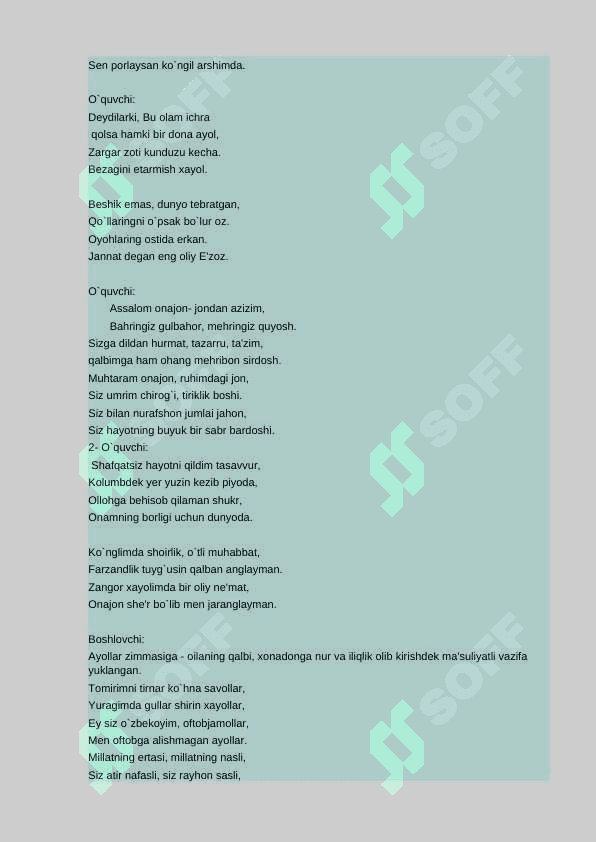 8- mart tadbiri ssenariysi 4