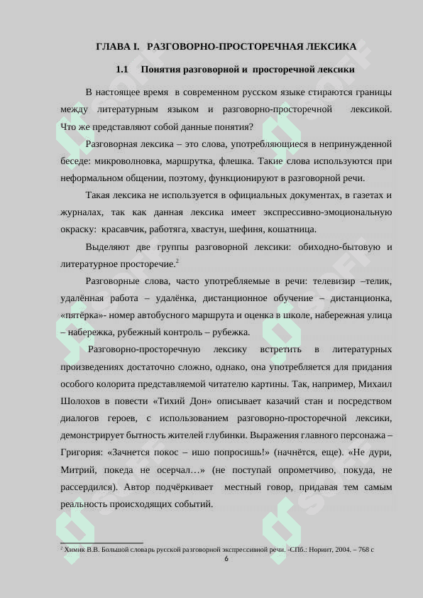 Разговорно-просторечная лексика в словарях современного русского языка 6