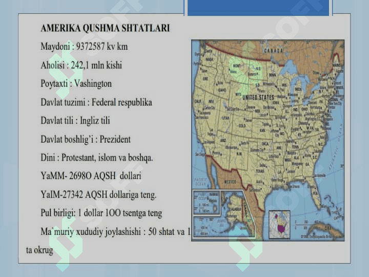 Shimoliy Amerika davlatlari geografiyasi 7