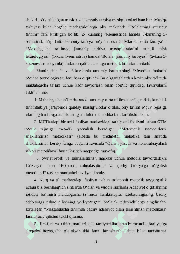Maktabgacha ta’limning dolzarb masalalari 8