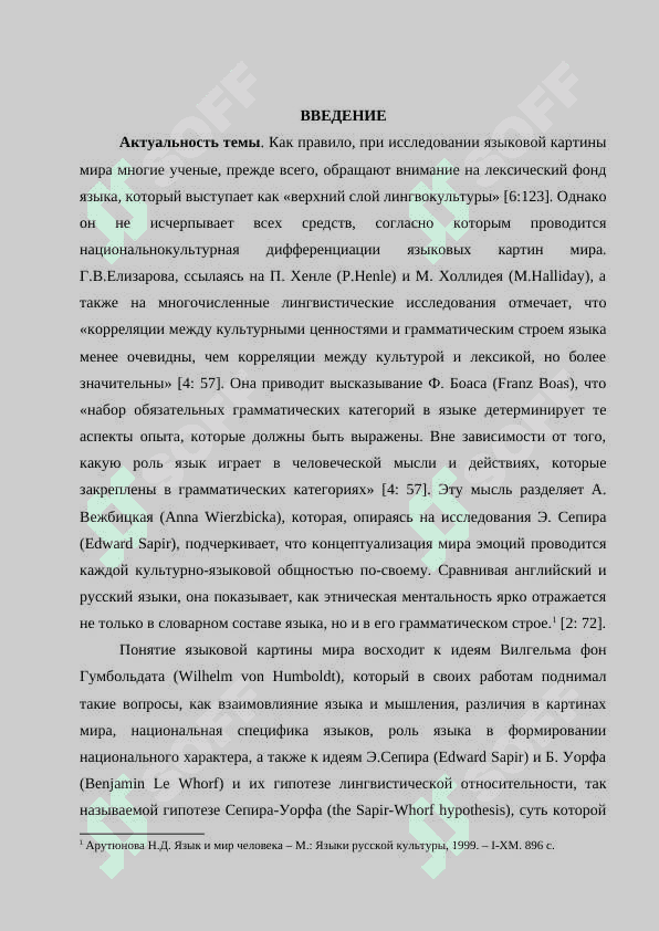 Картина мира и ее отражение в грамматике языка 2