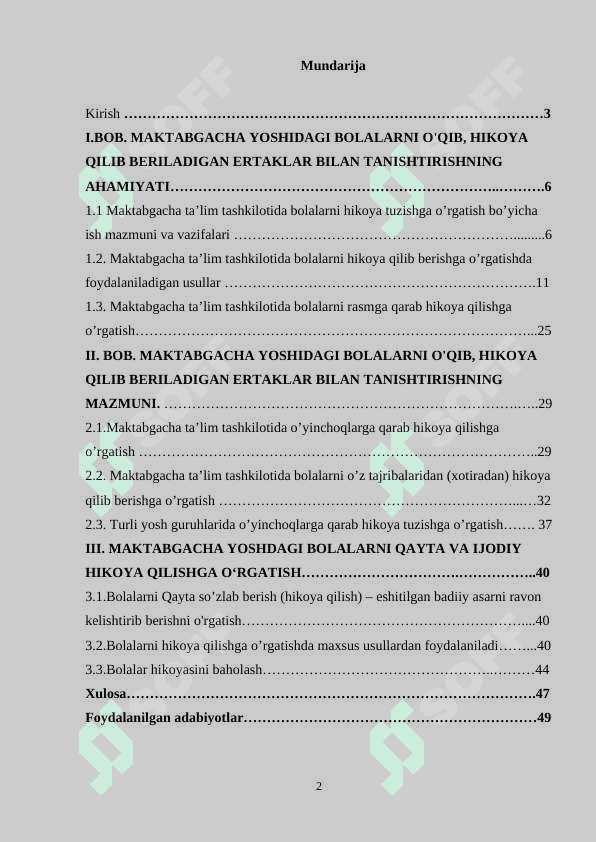 Bolalarni o'z tajribalaridan xotiradan hikoya qilib berishga o'rgatish 2