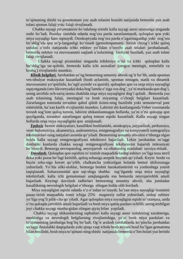 QULOQ JAROHATLARI 6