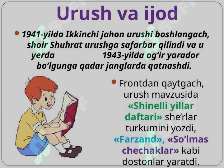 Shuhrat. Mardlik afsonasi 6