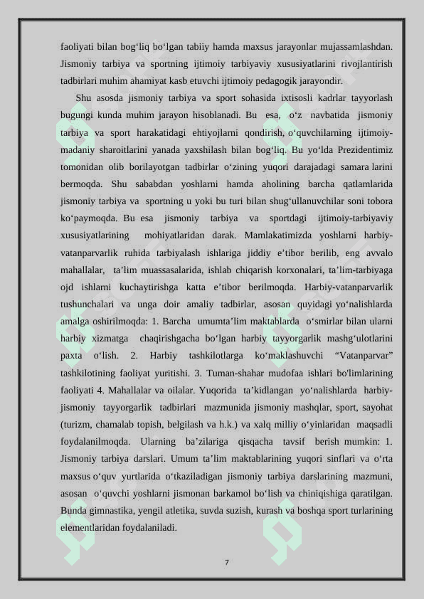 Qurolli kuchlarni jismoniy tarbiyasi 7