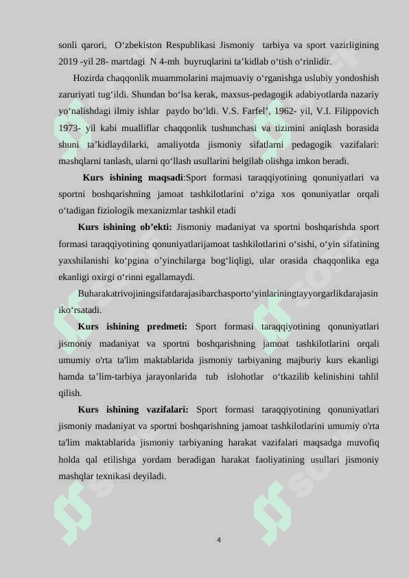 Sport Formasi taraqqiyotining qonuniyatlari 4