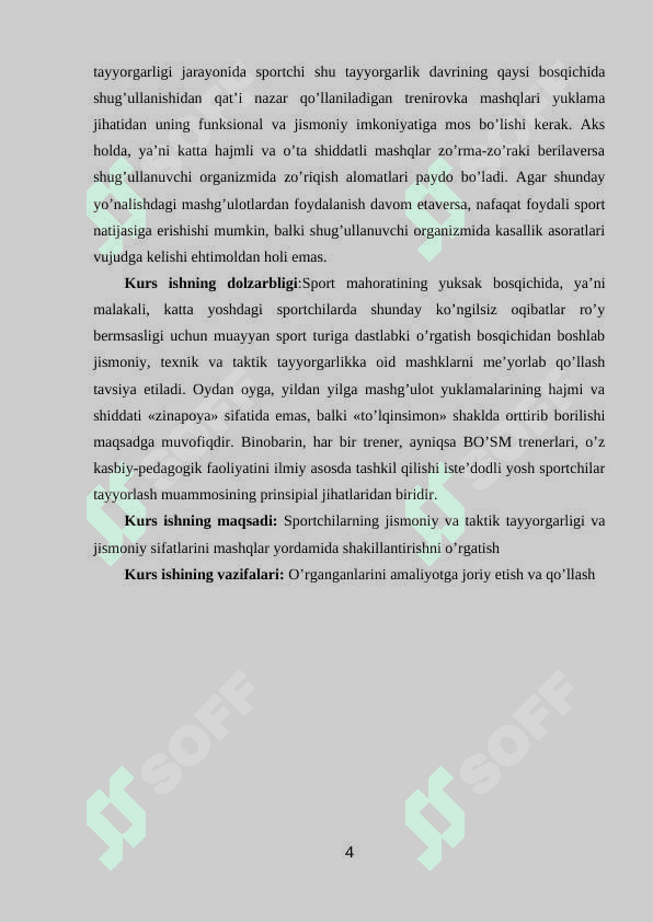 Sportchining jismoniy texnik va taktik tayyorgarligi 4