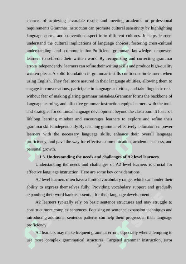 MAJOR METHODS AND PRINCIPLES IN TAECHING ENGLISH GRAMMAR FOR A2 8