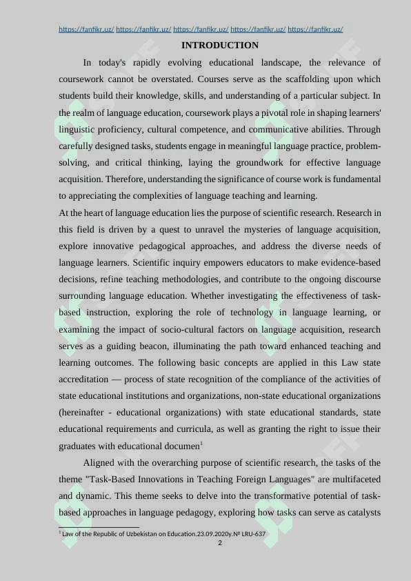 Innovations in teaching foreign languages 2