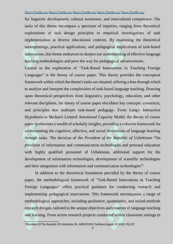 Innovations in teaching foreign languages 3