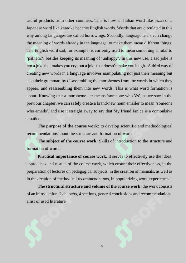 The structure and formation of words 4