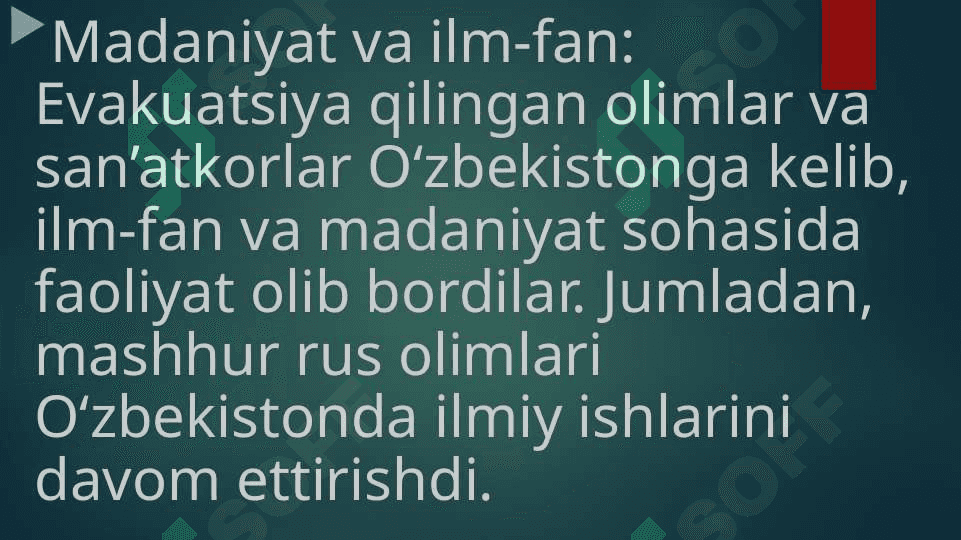 O ‘zbekistonlik    jangchilarning   frontlardagi   faoliyati 6