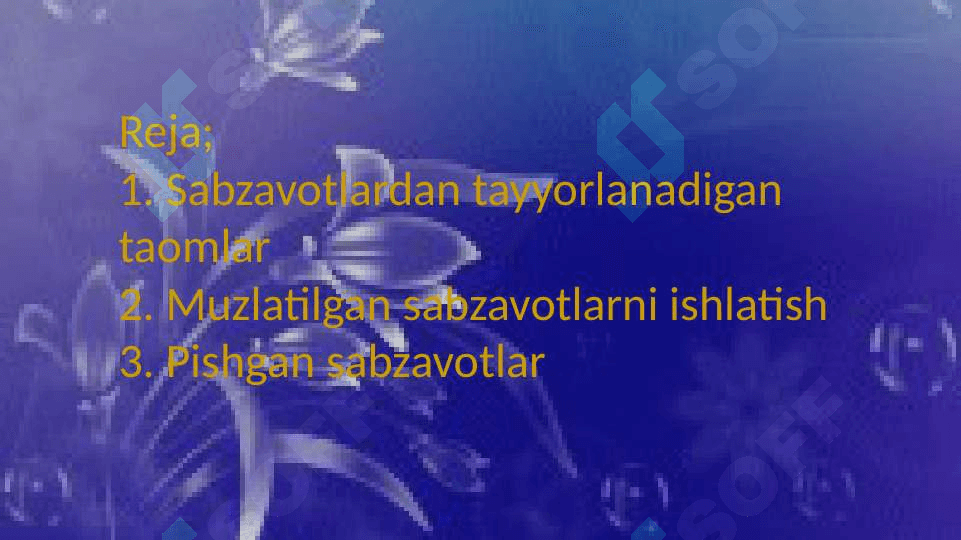 Sabzavotlardan taomlar tayyorlash texnologiyasi 2