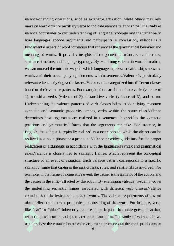 THE VALENCY OF AFFIXES AND STEMS. WORD-BUILDING PATTERNS AND THEIR MEANING 5