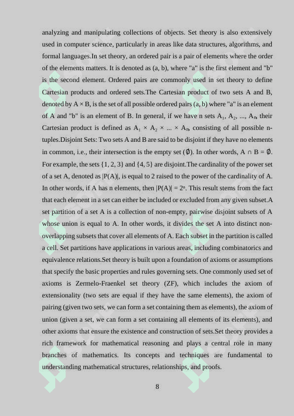 CLASSIFICATION OF SET EXPRESSIONS 8