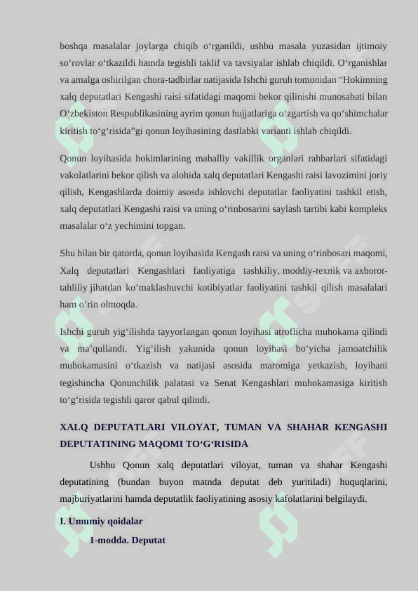 Xalq deputatlari kengashi va hokimning faoliyatida qonuninylikning kafolatlari 3