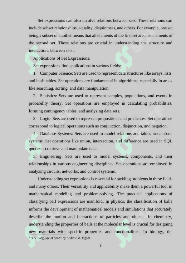 CLASSIFICATION OF SET EXPRESSION IN LINGUISTICS 5