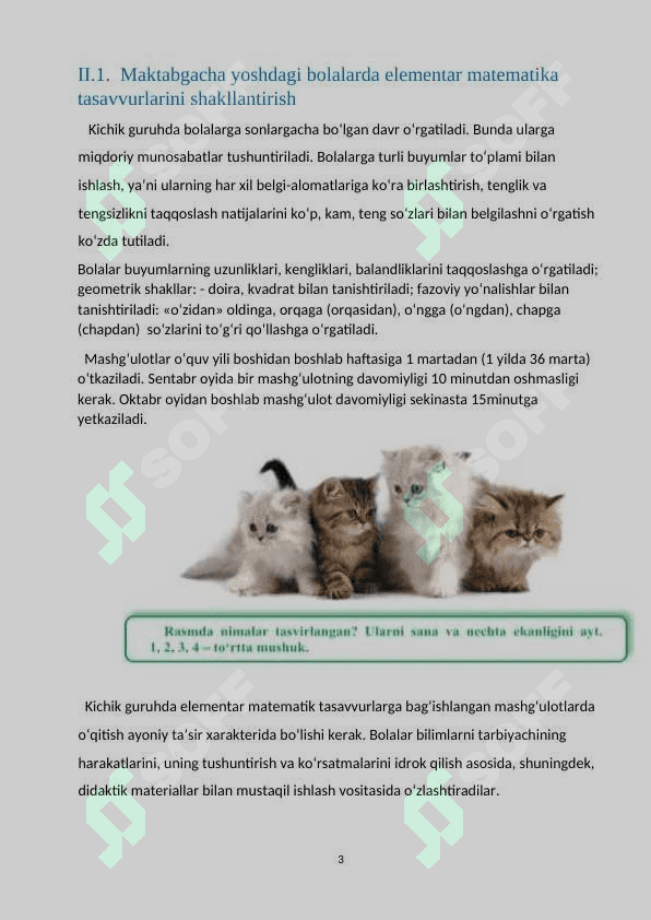 MAKTABGACHA YOSHDAGI BOLALARDA SON VA SANOQ HAQIDAGI TUSHUNCHA HOSIL QILISH VA O`RGATISH 3
