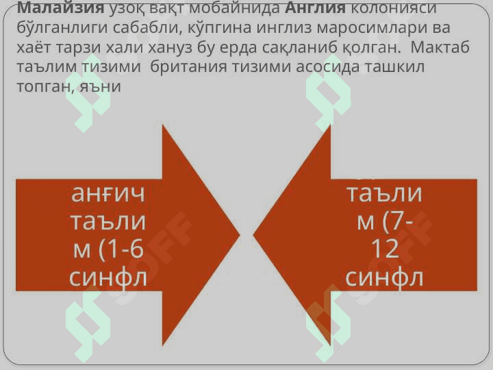 Малайзия таълим тизими 3
