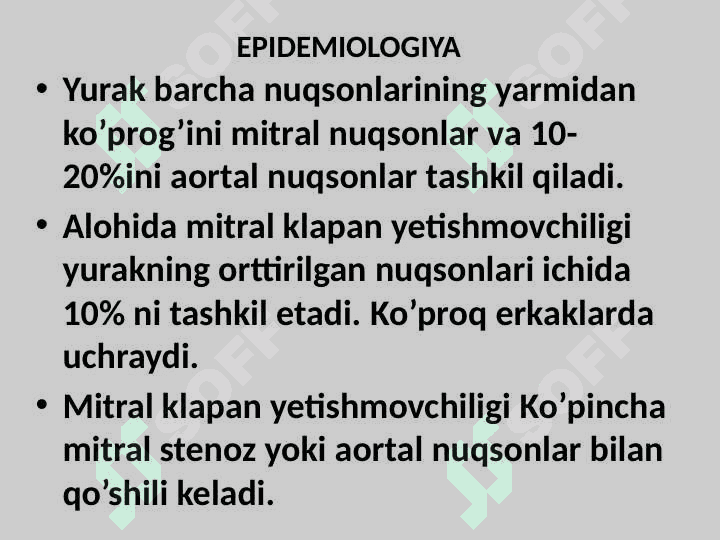 YURAK ORTTIRILGAN NUQSONLARI 4
