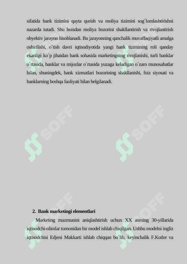 BANK MARKETINGI 6