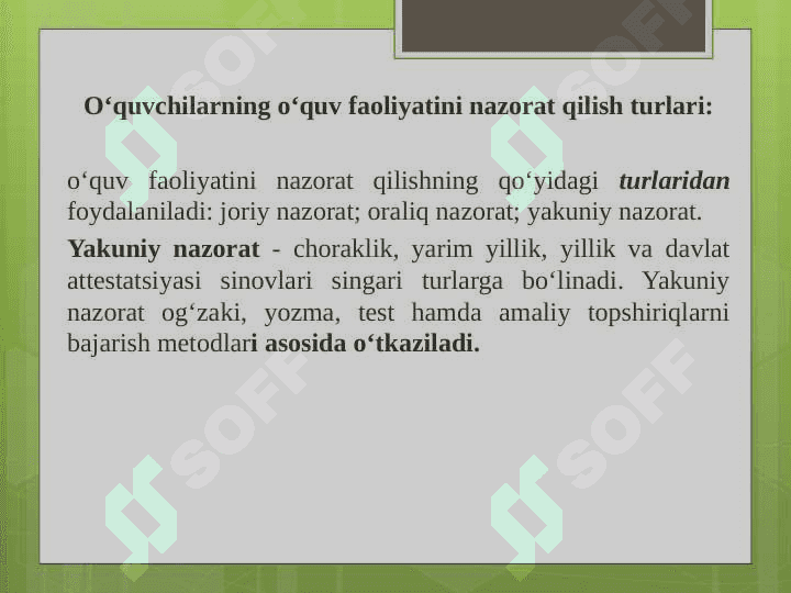 Pedagogika faning nazariy asoslari 8