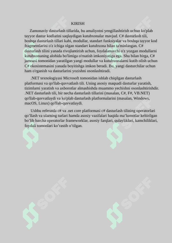 .NET texnologiyasi 2