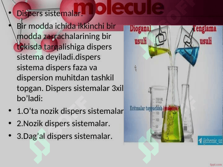 Eritmalarning bug’ bosimi. Raul qonunlari 3