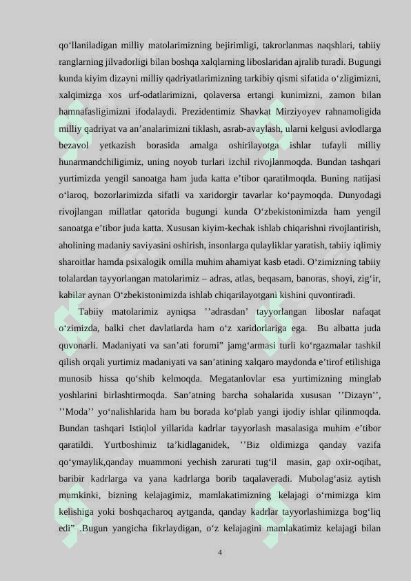 Liboslar to‘plami kontsеptsiyasini ishlab chiqish 4