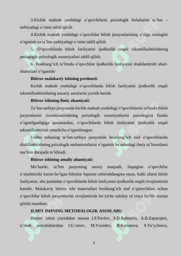 KICHIK MAKTAB YOSHIDAGI O’QUVCHILARDA BILISH FAOLIYATINI IJODKORLIK ORQALI TAKOMILLASHTIRISH 3