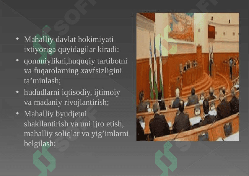 Mahalliy davlat hokimiyati va fuqarolarning o'zini o'zi boshqarish institutlari demokratlashuvi 4