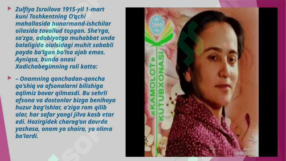 Zulfiyaxonim Isroilova 2