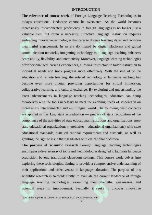 Foreign languages teaching technologies 3