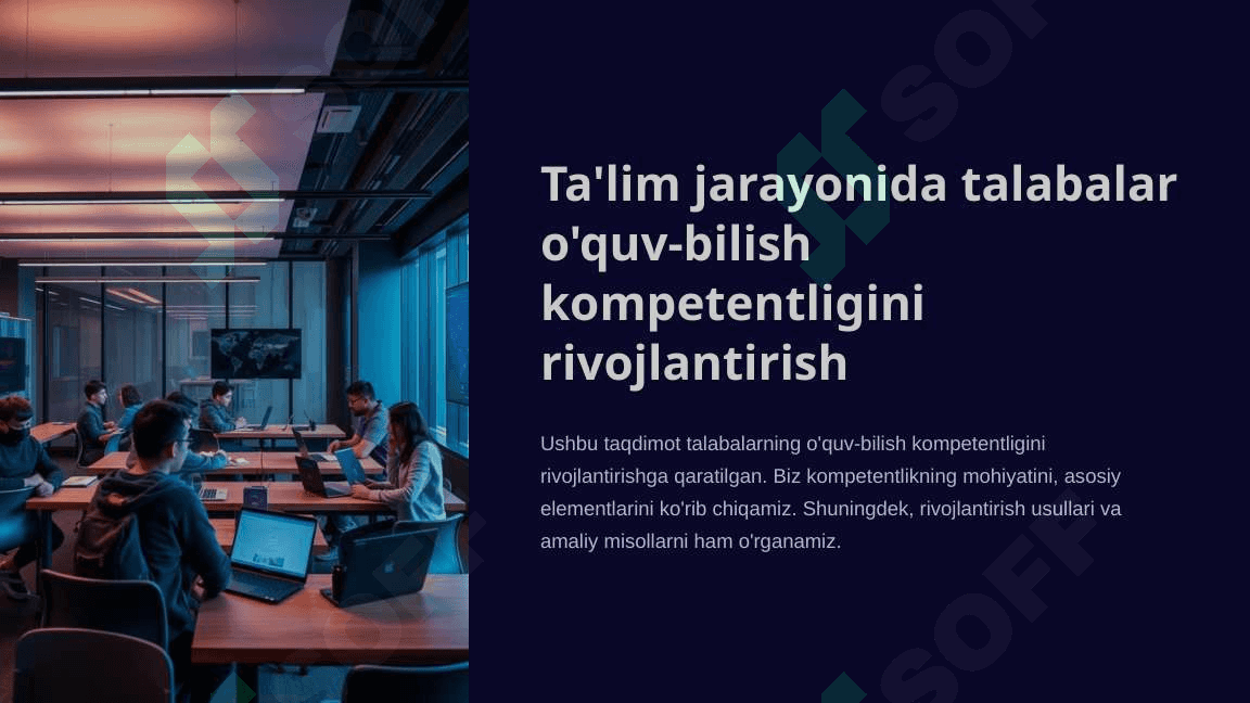 Ta’lim jarayonida talabalar o’quv-bilish kompetentligini rivojlantirish 2
